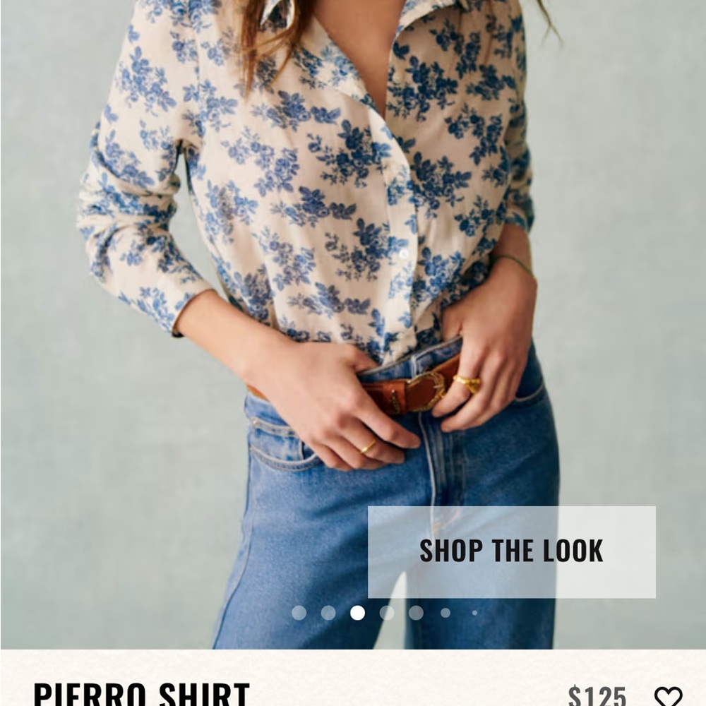 Sézane Pierro shirt BNWT 💙